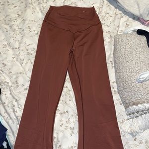 Aerie crossover flared leggings